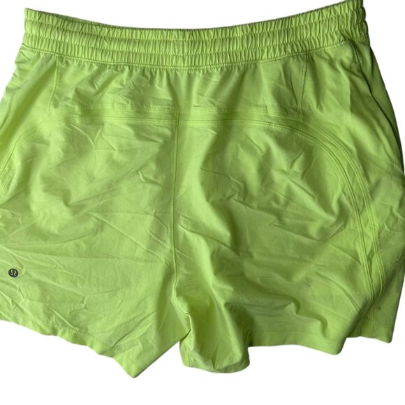 Lululemon Neon Fluorescent Highlighter Yellow Green Men's Large.  Athletic Runni - Picture 1 of 12